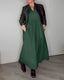 Women’s V-Neck Long Sleeve Maxi Dress - view 9