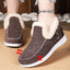 Women’s Fleece Lined Slip-On Ankle Boots - Coffee