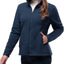 Women’s Zip-Up Fleece Jacket - Navy