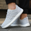 Women’s Wide Toe Knit Lace-Up Trainers - Grey