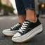 Women’s Platform Sneakers | Lace Up Casual Trainers – SELAVINE