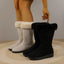Women’s Faux Fur Cuff Winter Boots - view 3