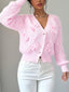 Women’s Bow Detail Cable Knit Cardigan