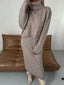 Women’s Knit Midi Dress and Turtleneck Jumper Set - view 1