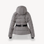 Women’s Belted Geometric Print Puffer Jacket - view 2