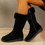 Women’s Faux Fur Cuff Winter Boots - view 4