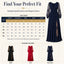 Women’s Lace Sleeve V-Neck Maxi Dress - view 5
