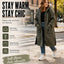 Women’s Longline Zip-Up Hooded Sweatshirt Coat - view 6