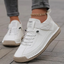 Women’s Hand-Stitched Slip-On Walking Shoes - White