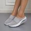 Women’s Air Cushion Slip-On Mules - Light Grey