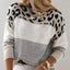 Women’s Colour Block Leopard Print Jumper - view 3