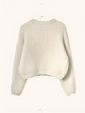 Cardigan | Chunky Knit, Button Front Closure 1