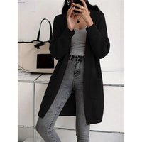 Cardigan | Longline Silhouette, Open Front Design 0