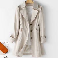 Women’s Classic Single-Breasted Trench Coat