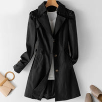 Women’s Classic Single-Breasted Trench Coat