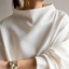 Women’s Funnel Neck Balloon Sleeve Jumper - view 7