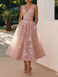 Cocktail Dress | Waist Bow, Floral Print 3