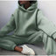 Women’s Hooded Sweatshirt and Jogger Tracksuit - Green
