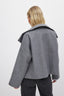 Women’s Cropped Double Breasted Wide Collar Coat - view 2