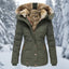 Drune Elegant Women's Winter Jacket with Faux Fur Hood - Stylish Women's Coat for Cold Weather 0