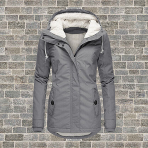 Women’s Teddy-Lined Hooded Winter Jacket