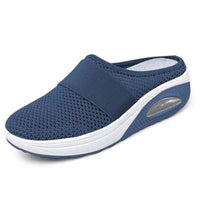 Women’s Air Cushion Slip-On Mules - Light Blue