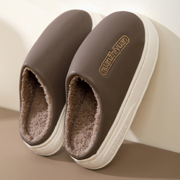 Jarran Plush-Lined Platform Clog Slippers for Cozy Indoor Comfort 1