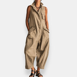 Jumpsuit | Relaxed Silhouette, Sleeveless Design 1