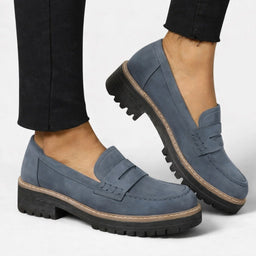 Loafers for Women | Black, Orthopedic Footbed 2