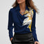 Women’s Cowl Neck Satin Blouse - view 7