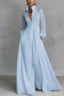 Maxi Dress | Button-Front Design, Long Sleeves 5
