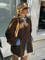 Women’s Suede-Look Single Breasted Jacket - view 6