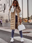 Parque Women's Knee-Length Quilted Vest - Stylish & Warm Sleeveless Outerwear for Autumn & Winter 0