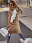 Parque Women's Knee-Length Quilted Vest - Stylish & Warm Sleeveless Outerwear for Autumn & Winter 5