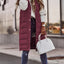 Puffer Vest | Black, Hooded, Quilted Silhouette 1