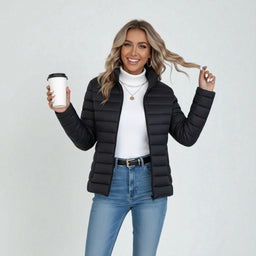 Quilted Jacket | Lightweight, Slim Fit, Stand Collar 4