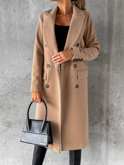 Women’s Longline Double Breasted Tailored Coat