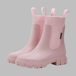 Women’s Water-Resistant Chelsea Boots - Pink