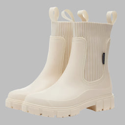 Women’s Water-Resistant Chelsea Boots - Beige