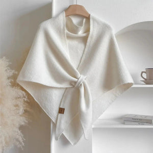 Shawl | Wrap Style, Double-Layer Fleece Knit 1