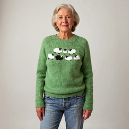 Sweater | Icelandic Knit, Vibrant Patterns 1