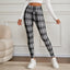 Wearbella High-Waist Thermal Leggings for Women - Warm Plaid Winter Leggings with Brushed Lining 0