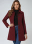 Women’s Button-Front Mid-Length Winter Coat
