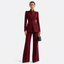 Women’s Sculpted Blazer & Flared Trouser Power Suit