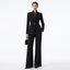 Women’s Sculpted Blazer & Flared Trouser Power Suit