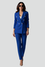 Women’s Double Breasted Blazer and Trouser Suit - Blue