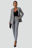 Women’s Double Breasted Blazer and Trouser Suit - Grey