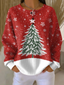 Women's Sweater | Knitted Waffle Texture, Brushed Interior 8
