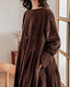 Women’s Long Sleeve Velvet Smock Dress - view 4