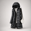 Women’s Lightweight Hooded Long Puffer Coat - Black